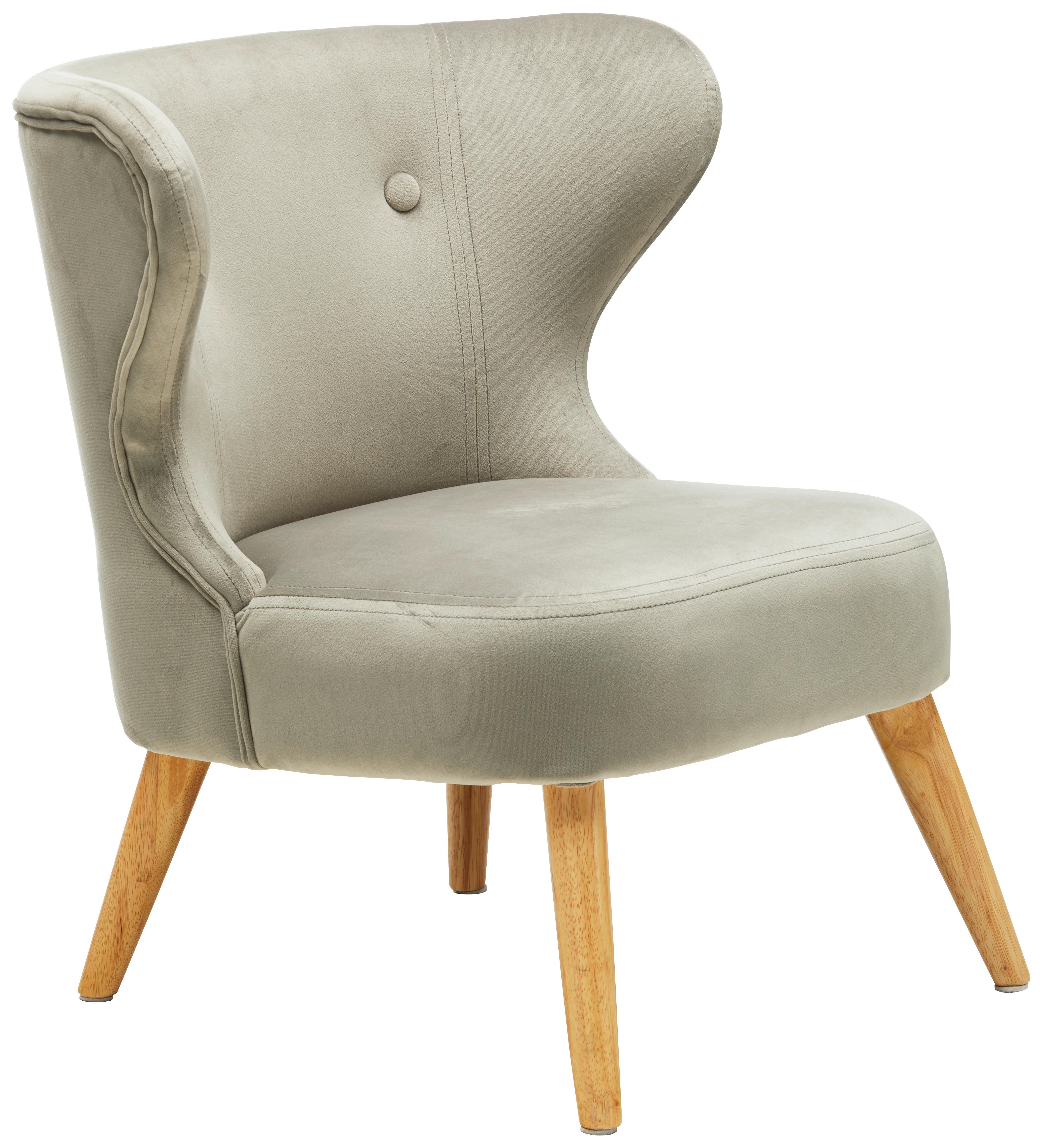 Dětské Křeslo Felina - šedá, Romantický / Rustikální, dřevo/textil (50/58/49,5cm) - Modern Living