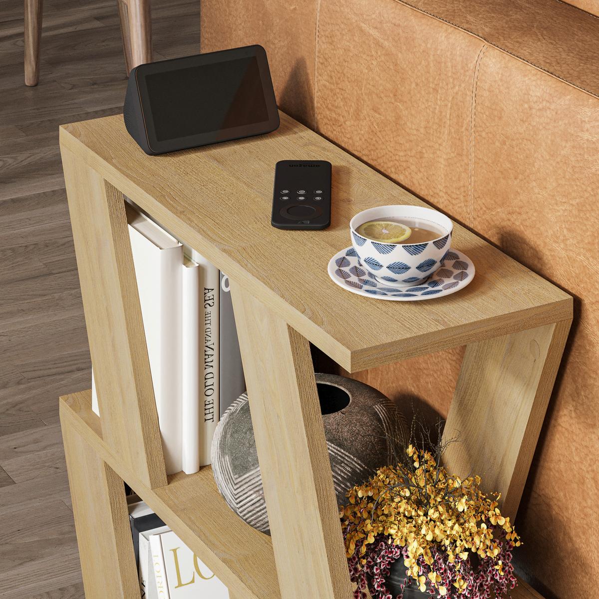 Beistelltisch Lazena Beistelltisch - Eichefarben, Design, Holzwerkstoff (60/56/22cm) - Livetastic