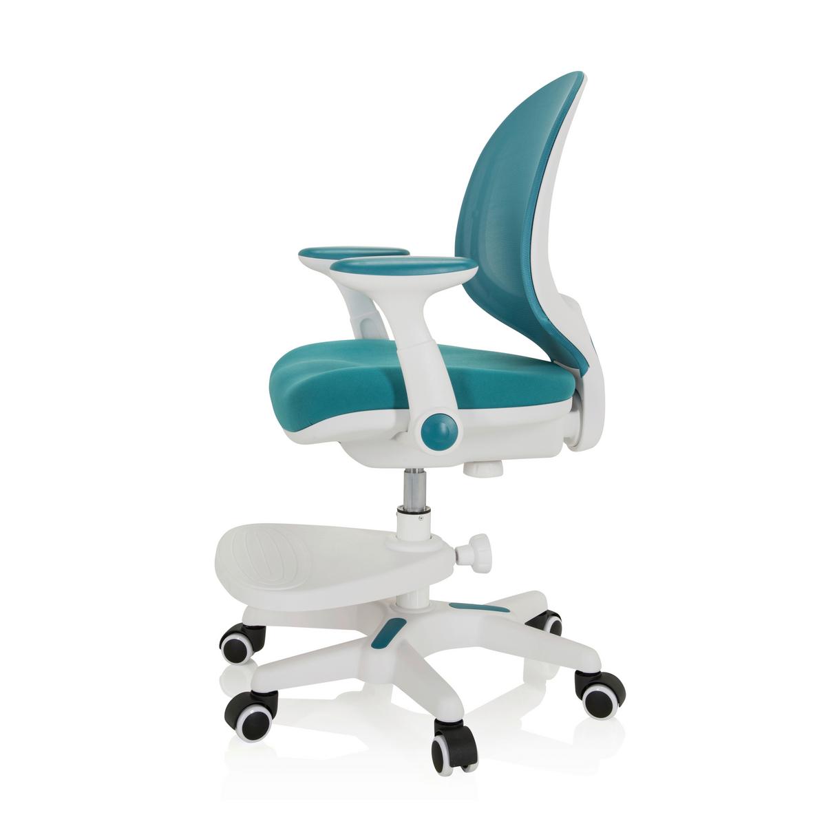 Jugenddrehstuhl Kid Ergo Blau/weiß Bis 80 Kg - Blau/Weiß, MODERN, Kunststoff/Textil (56/89/52cm) - MID.YOU