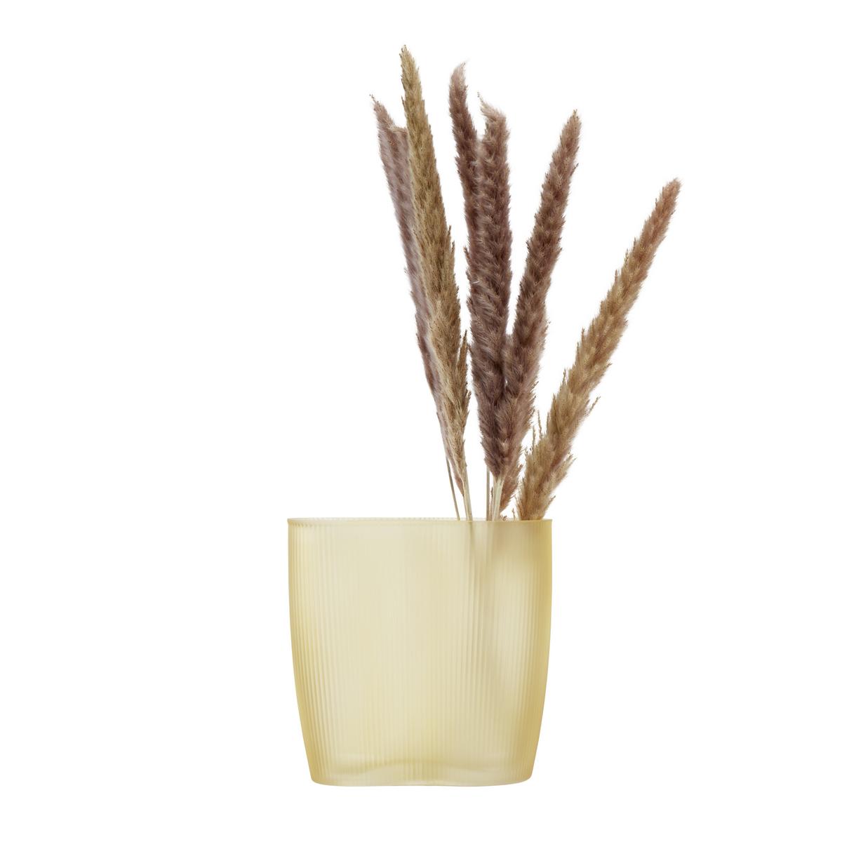 VÁZA SAHARA - jantarové barvy, Moderní, sklo (19/12/20cm) - Modern Living