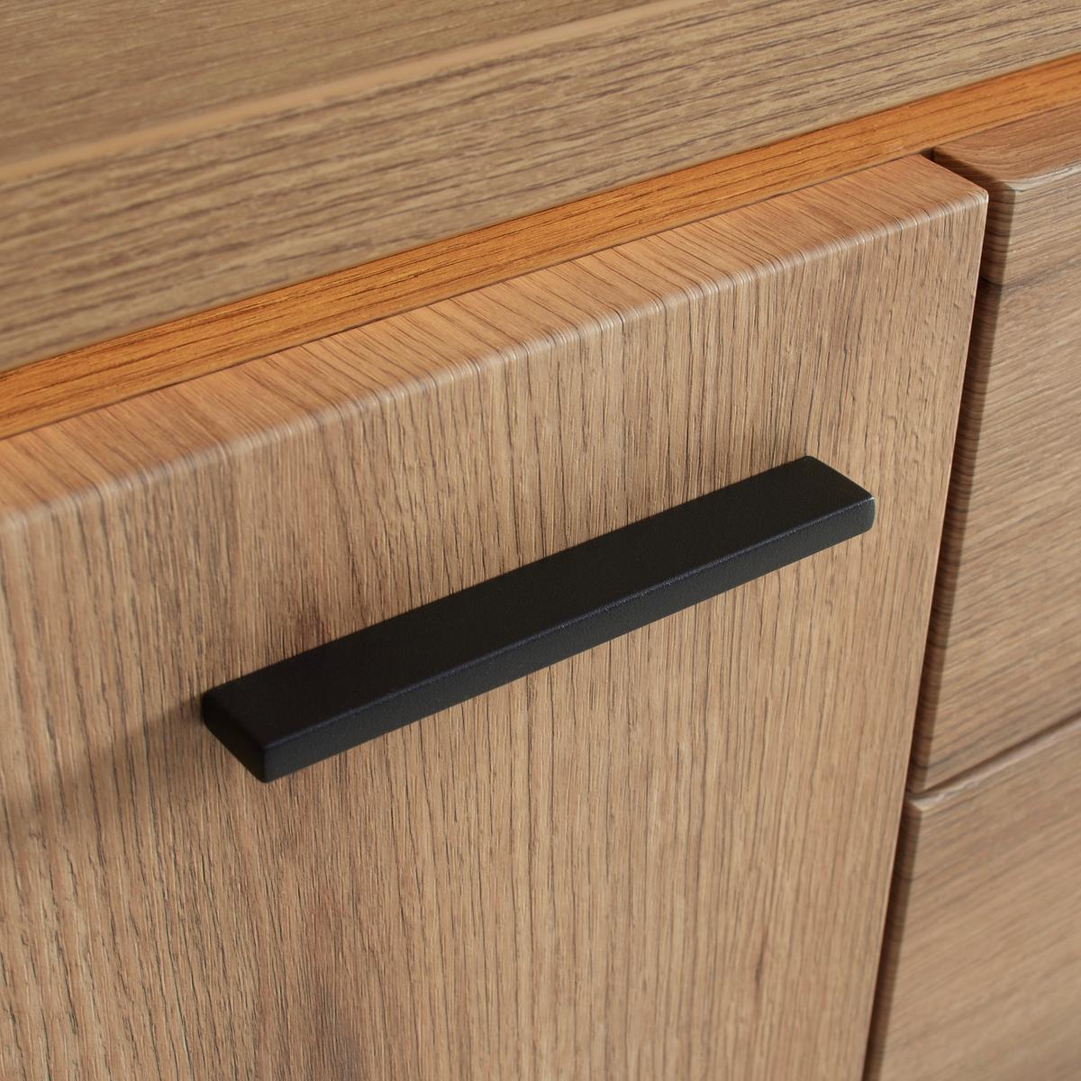 ŠIROKÁ KOMODA ALAMEDA -EXKLUSIV- - barvy dubu/antracitová, Moderní, kov/kompozitní dřevo (170/81/44cm) - Mömax