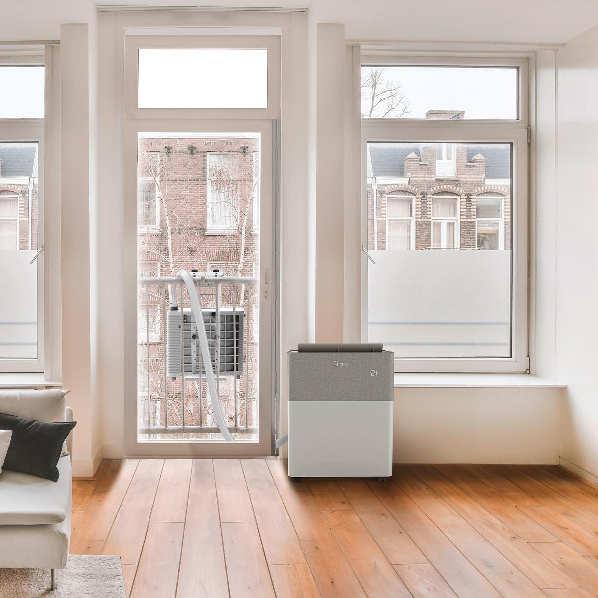 Klimaanlage Portasplit - Weiß, Basics, Kunststoff (51,8/64,6/34cm) - Midea