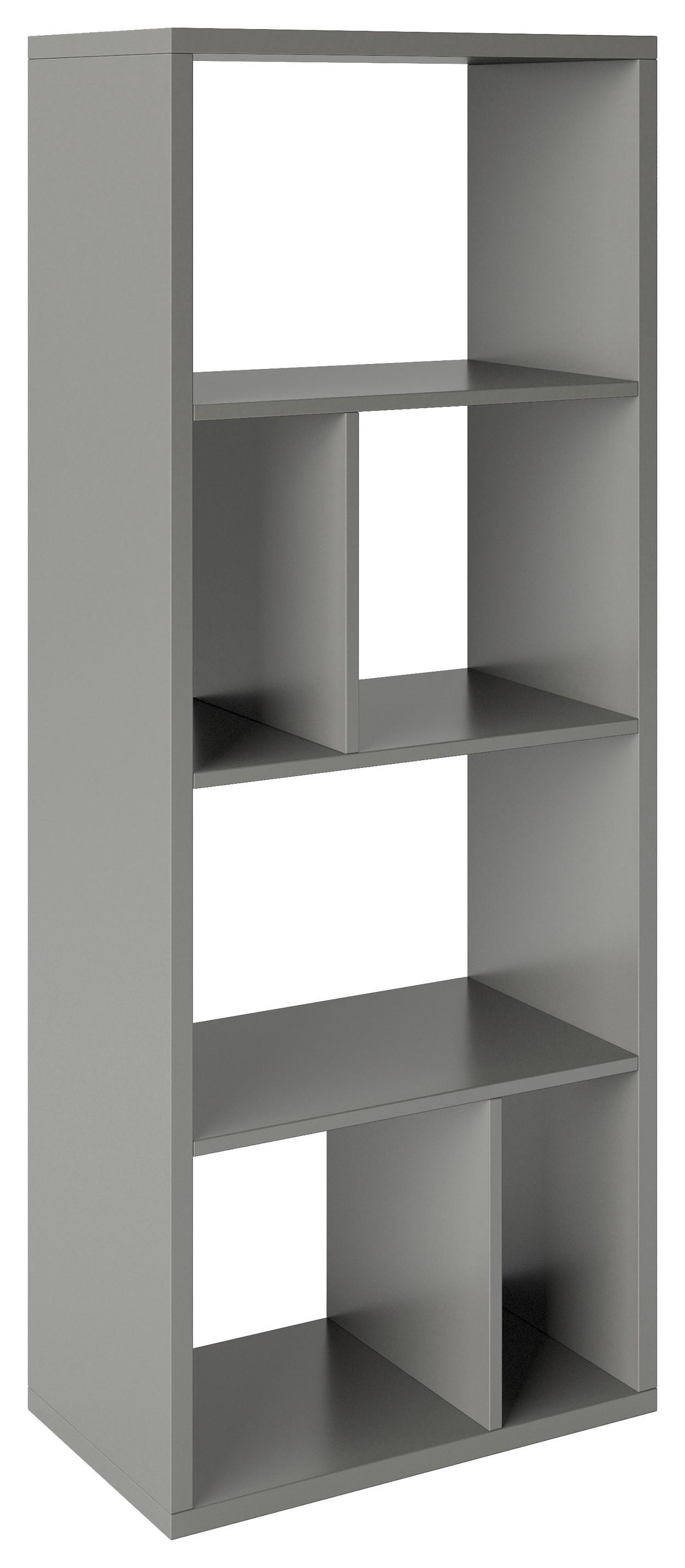 Regal Fortuna - Grau, Basics, Holzwerkstoff (58/147/34cm) - MID.YOU