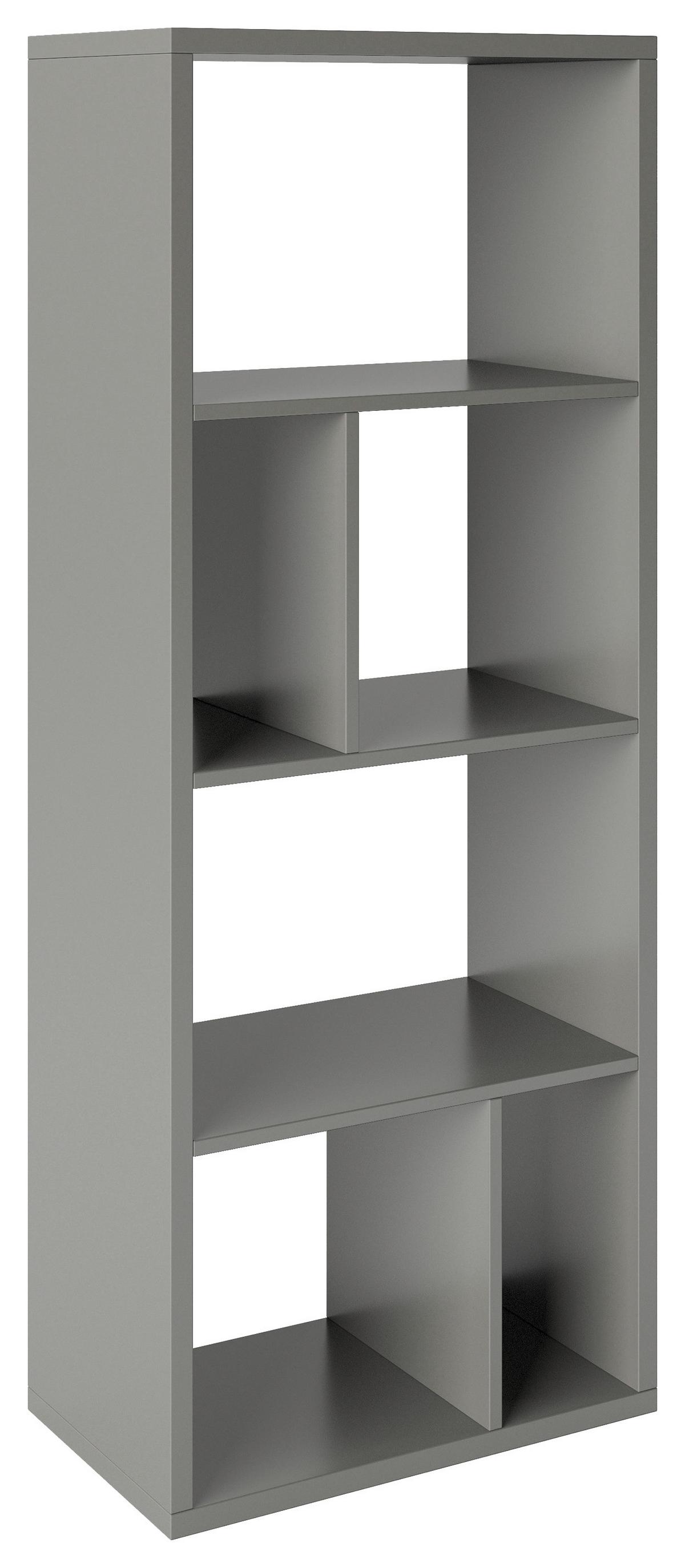 Regal Fortuna - Grau, Basics, Holzwerkstoff (58/147/34cm) - MID.YOU