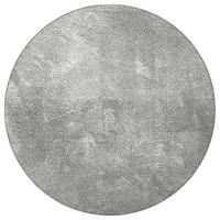 Hochflorteppich Rund Silber Hilaria Ø 80 cm - Silbereichenfarben, ROMANTIK / LANDHAUS, Textil (80cm) - James Wood