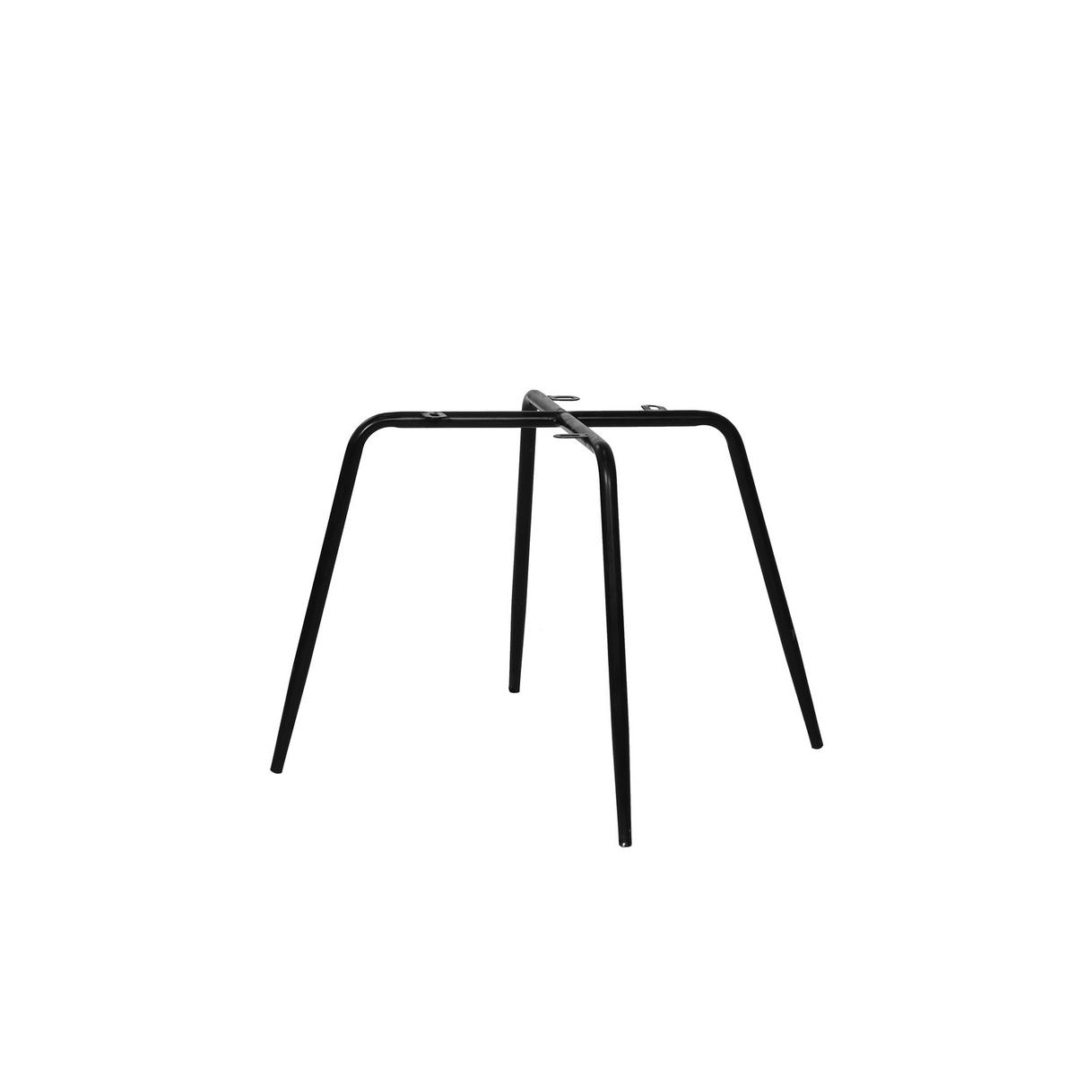 STUHL-SET Schwarz 2-teilig - Schwarz, MODERN, Textil/Metall (60/78/48cm) - MID.YOU