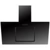 Dunstabzugshaube Svea Schwarz B: 90 Cm, Led - Schwarz, Trend, Glas/Metall (90/73,9-111,9/36cm) - Respekta