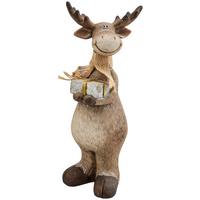 Dekorentier Ramy - Goldfarben/Braun, KONVENTIONELL, Kunststoff/Textil (10/8,5/25,5cm) - Luca Bessoni