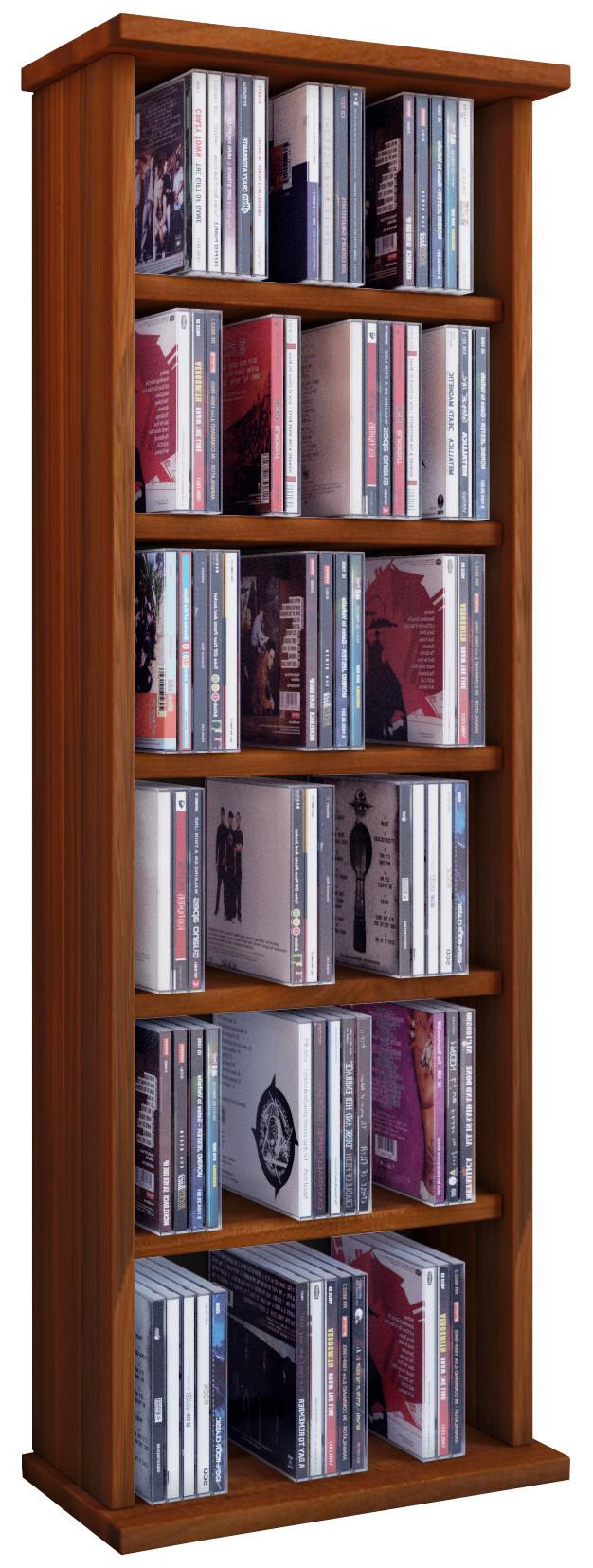 Cd Regal Vostan 31 Cm Nuss Dekor - Nussbaumfarben, KONVENTIONELL, Holzwerkstoff (31/92/18cm) - MID.YOU
