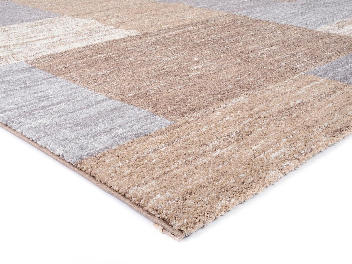 Webteppich Grande Braun/Beige 200x290 cm - Beige/Braun, KONVENTIONELL, Textil (200/290cm) - Novel