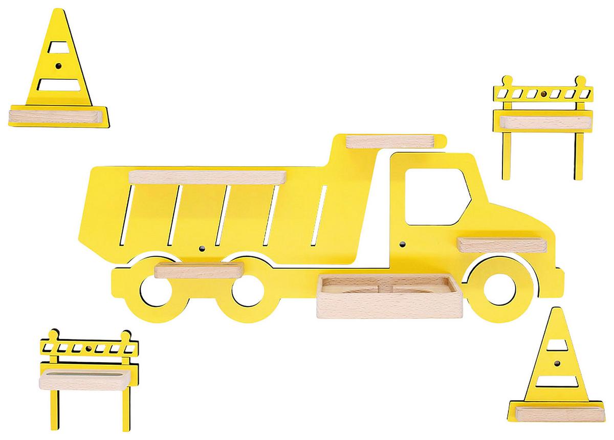 Kinderregal Boarti Gelb B: 44 cm - Gelb, MODERN, Holzwerkstoff (44/40/19cm) - Livetastic