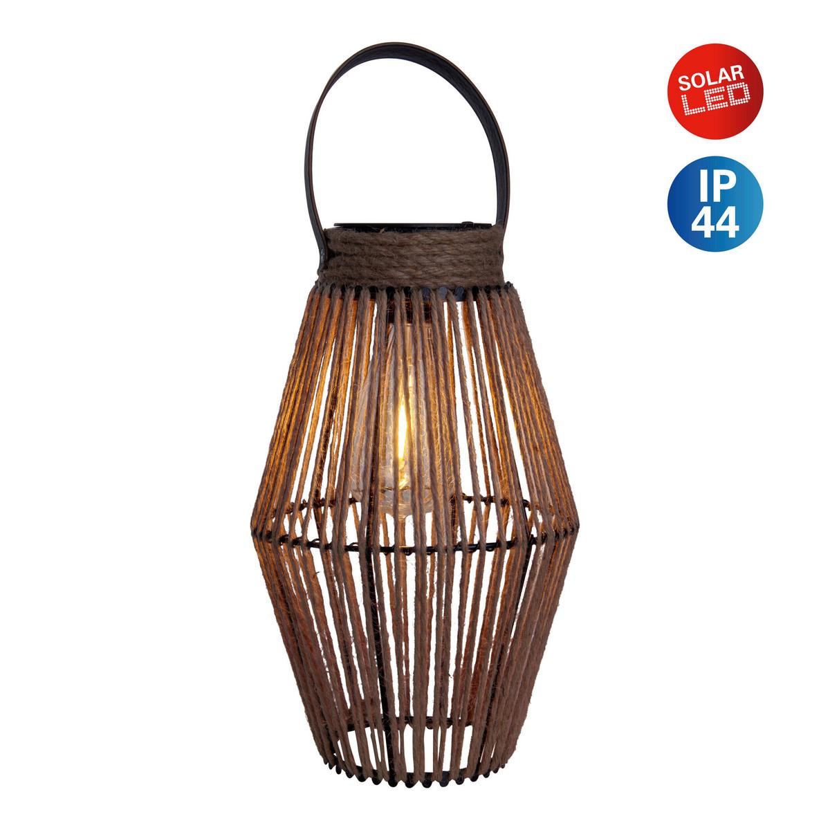 Solarleuchte 5293127 - Naturfarben, Basics, Kunststoff/Metall (18/18/30cm) - Näve