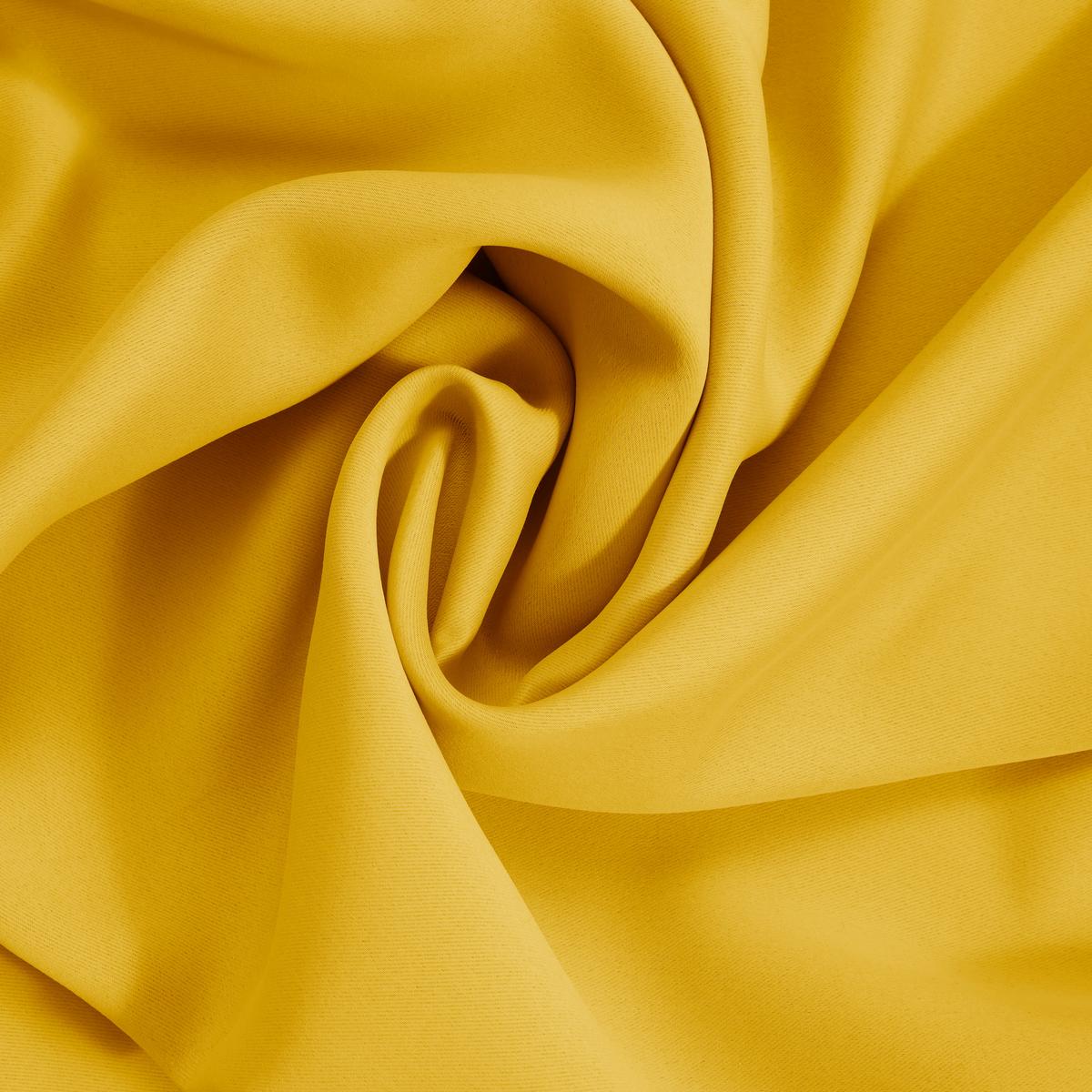 Zatemňovací závěs Riccardo, 140/245cm, žlutá - žlutá, Moderní, textil (140/245cm) - Premium Living
