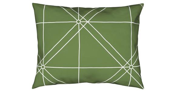 Satin Bettwäsche 140x200 cm Chalene Grün Abstrakt - Grün, ROMANTIK / LANDHAUS, Textil (140/200cm) - James Wood