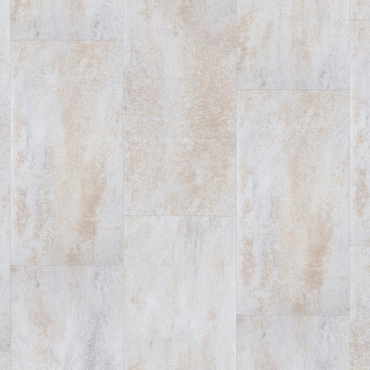 Designboden Dolomit Weiss - Weiß, Design, Kunststoff (91,4/45,7/0,06cm) - Parador