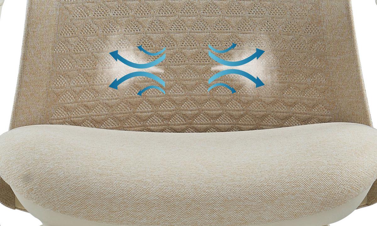 DREHSTUHL Vervio Beige B: 63cm - Beige, MODERN, Kunststoff/Textil (63/111/67cm) - MID.YOU