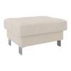 Hocker Savona - Perlmutt, MODERN, Textil (90/44/73cm) - Ondega