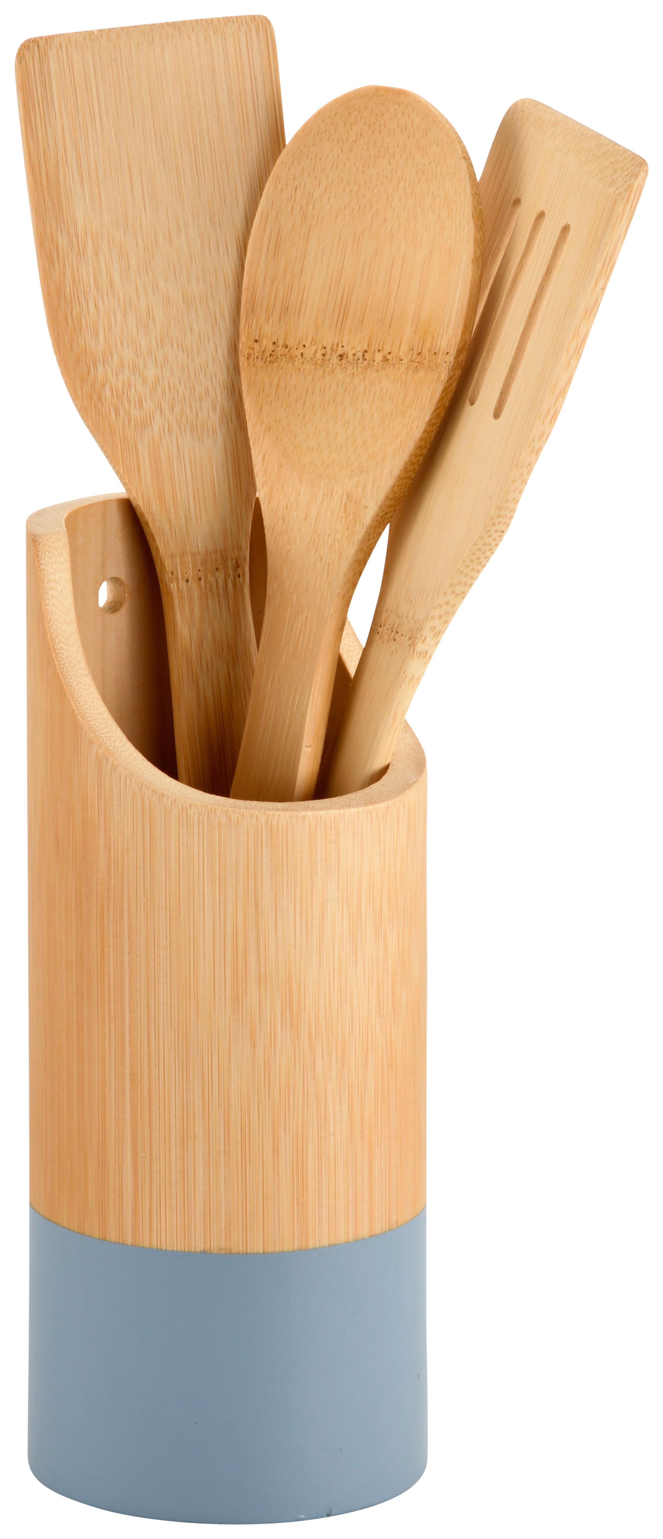 KÜCHENHELFERSET 81162 - Hellbraun/Pastellblau, Basics, Holz (9/9/30cm) - Kesper