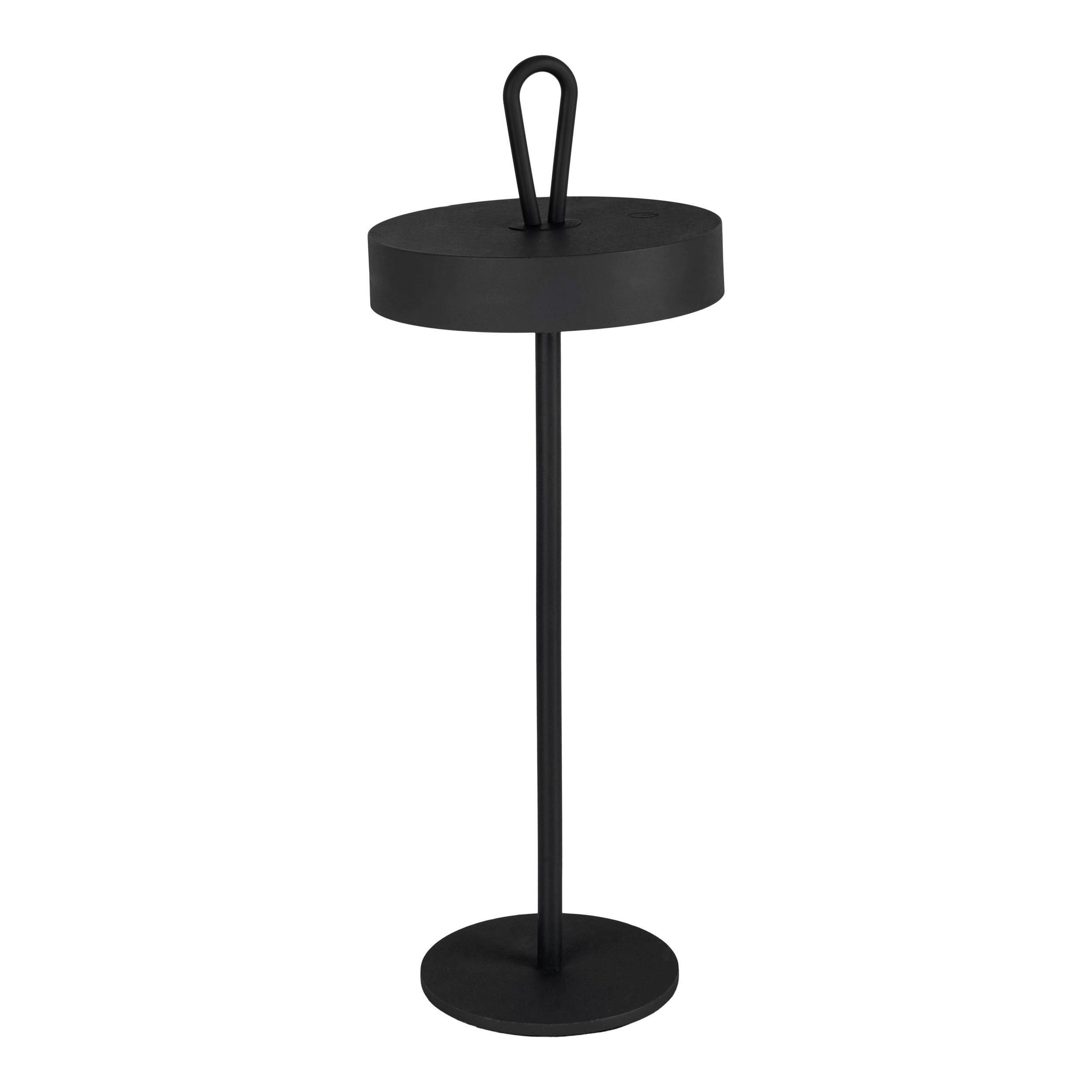 Akku-Tischleuchte 5315322 - Schwarz, Design, Kunststoff/Metall (12,5/35cm) - Näve