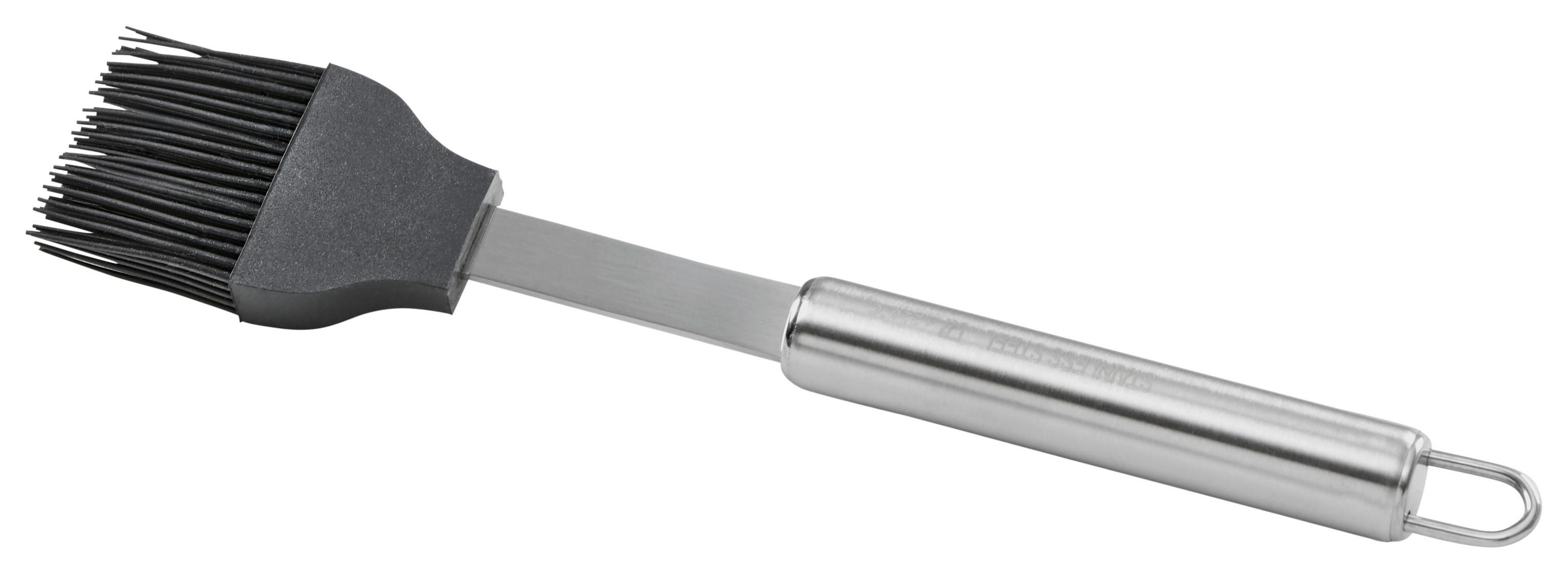 ŠTETEC NA PEČENIE LUCA - strieborná, kov/plast (21,5cm) - Modern Living