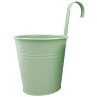 Obal na kvetináč ZANA - mätovozelená, kov (15/15,5cm) - Mömax