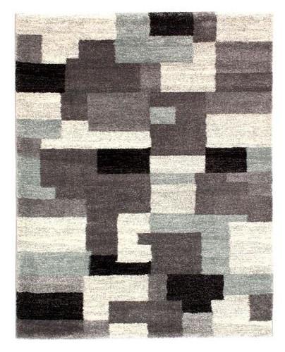 Webteppich Blau/Grau Astor Grid 200x290 cm - Blau/Grau, Design, Textil (200/290cm) - Novel