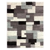 Webteppich Blau/Grau Astor Grid 80x150 cm - Blau/Grau, Design, Textil (80/150cm) - Novel