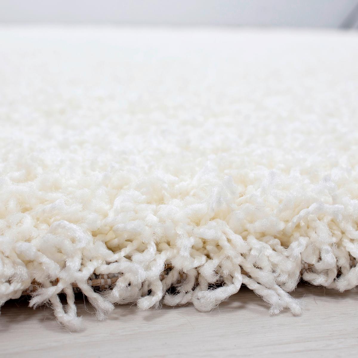 Hochflor Teppich Creme Dream 60x110 cm - Creme, KONVENTIONELL, Textil (60/110cm) - Novel