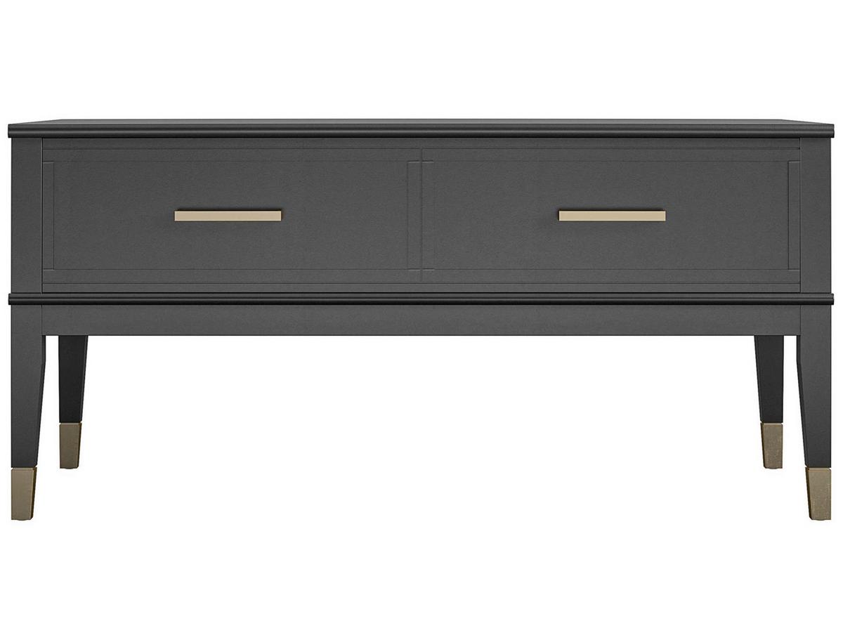 Couchtisch Westerleigh Schwarz B: 106 cm - Schwarz, Design, Holzwerkstoff/Metall (106/52/51cm) - MID.YOU