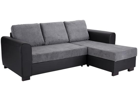Wohnlandschaft Look - Anthrazit/Schwarz, Basics, Textil (243/85/150cm) Wohnlandschaft Look - Anthrazit/Schwarz, Basics, Textil (243/85/150cm)