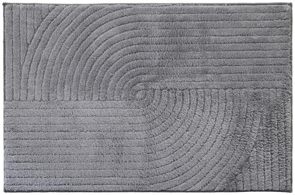 KÚPEĽŇOVÁ PREDLOŽKA RETRO - sivá, plast (60/90cm) - Mömax