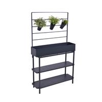 Hochbeet Hochbeet Gloria - Anthrazit, Basics, Metall (155/94,5/30cm)