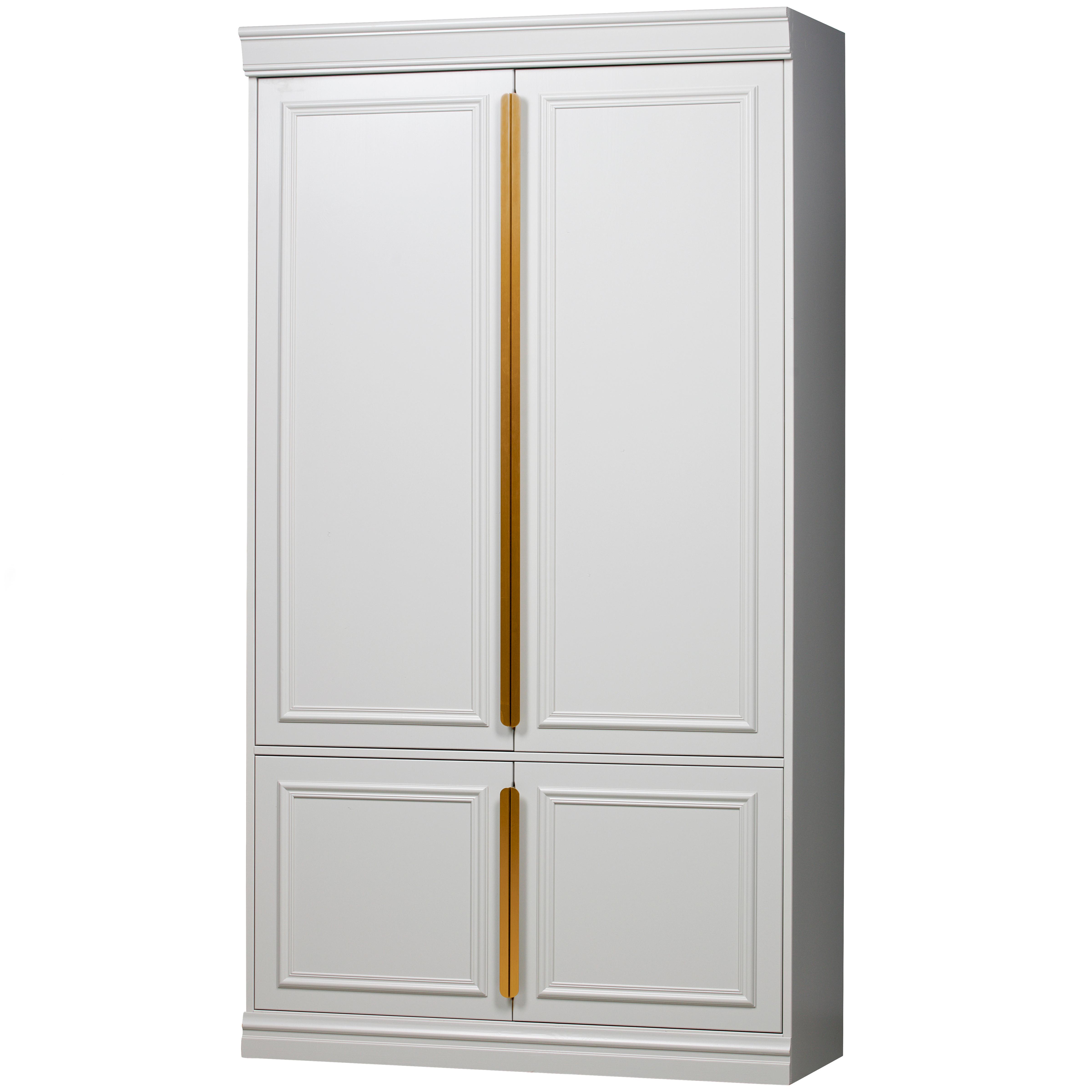 DREHTÜRENSCHRANK Organize Grau B: 110cm - Grau, Basics, Holz (110/215/44cm) - MID.YOU