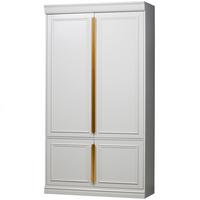 DREHTÜRENSCHRANK Organize Grau B: 110cm - Grau, Basics, Holz (110/215/44cm) - MID.YOU