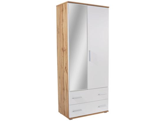 Schuhschrank Es 20 - 2 - Eichefarben/Weiß, MODERN, Holzwerkstoff (90/192/36cm) Schuhschrank Es 20 - 2 - Eichefarben/Weiß, MODERN, Holzwerkstoff (90/192/36cm)