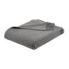 MĚKKÁ DEKA HANNA - antracitová, Moderní, textil (150/200cm) - Premium Living