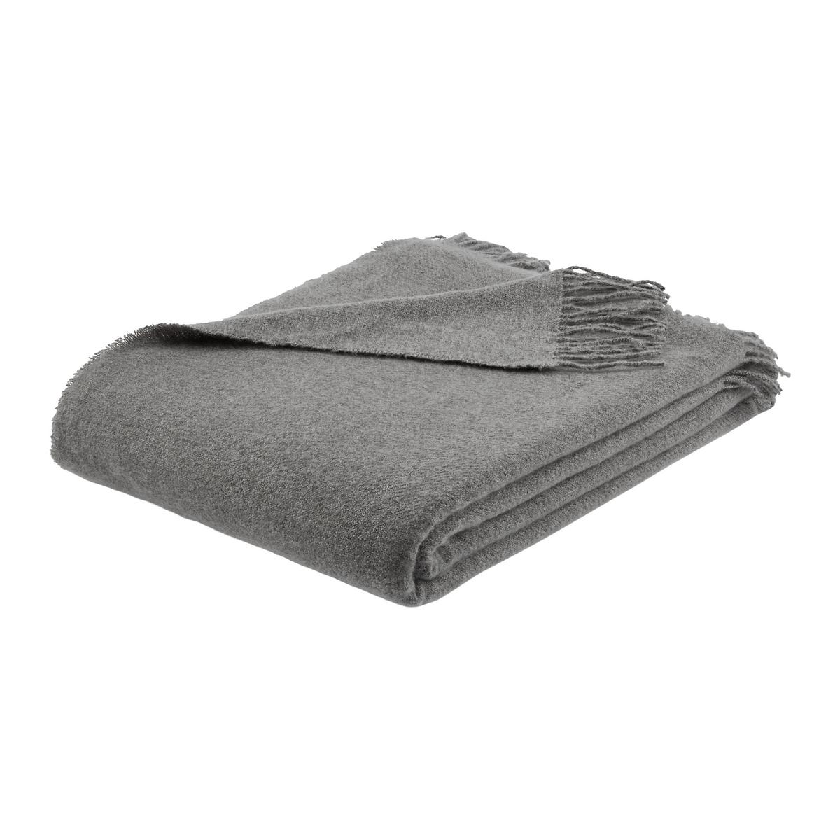 MĚKKÁ DEKA HANNA - antracitová, Moderní, textil (150/200cm) - Premium Living