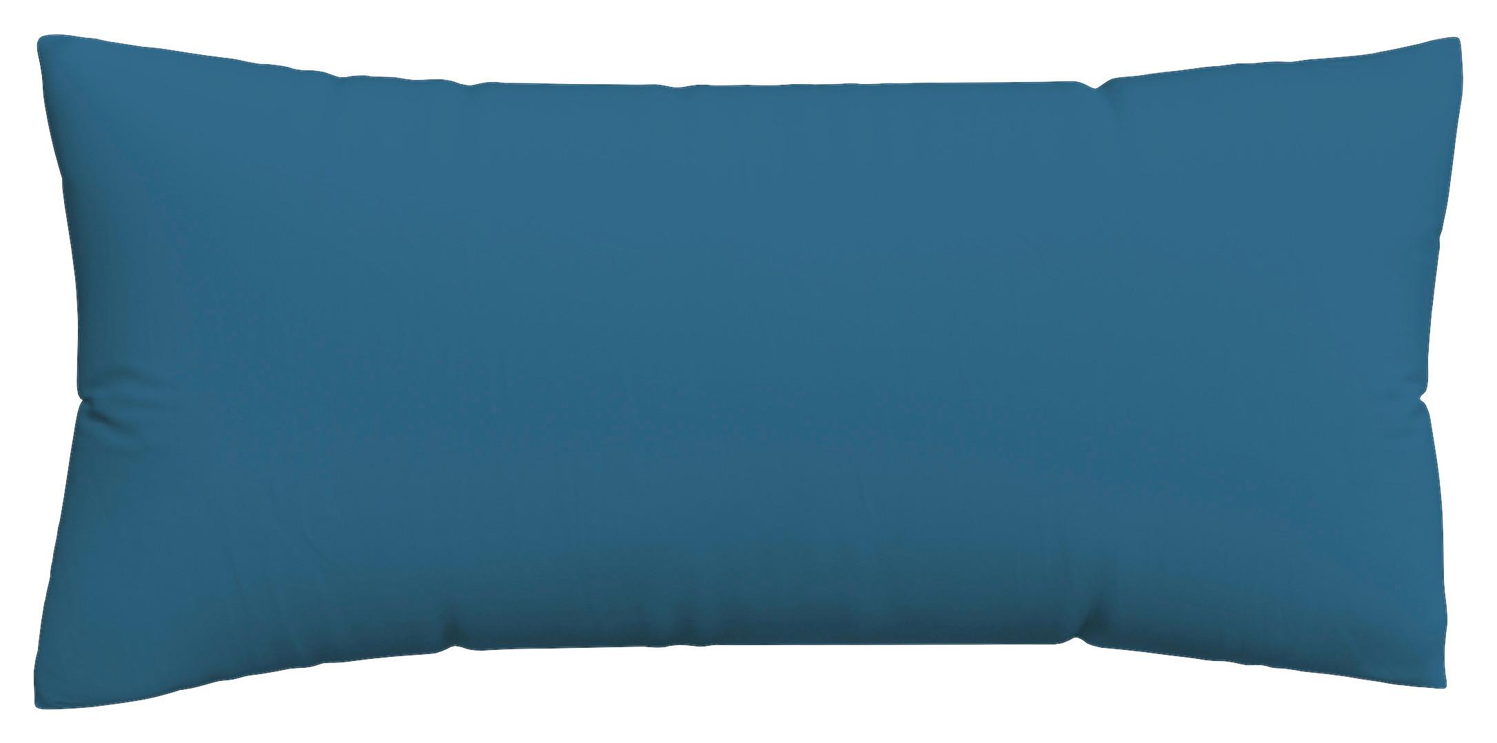 Kopfpolsterbezug Woven Satin - Blau, Basics, Textil (40/80cm) - Schlafgut