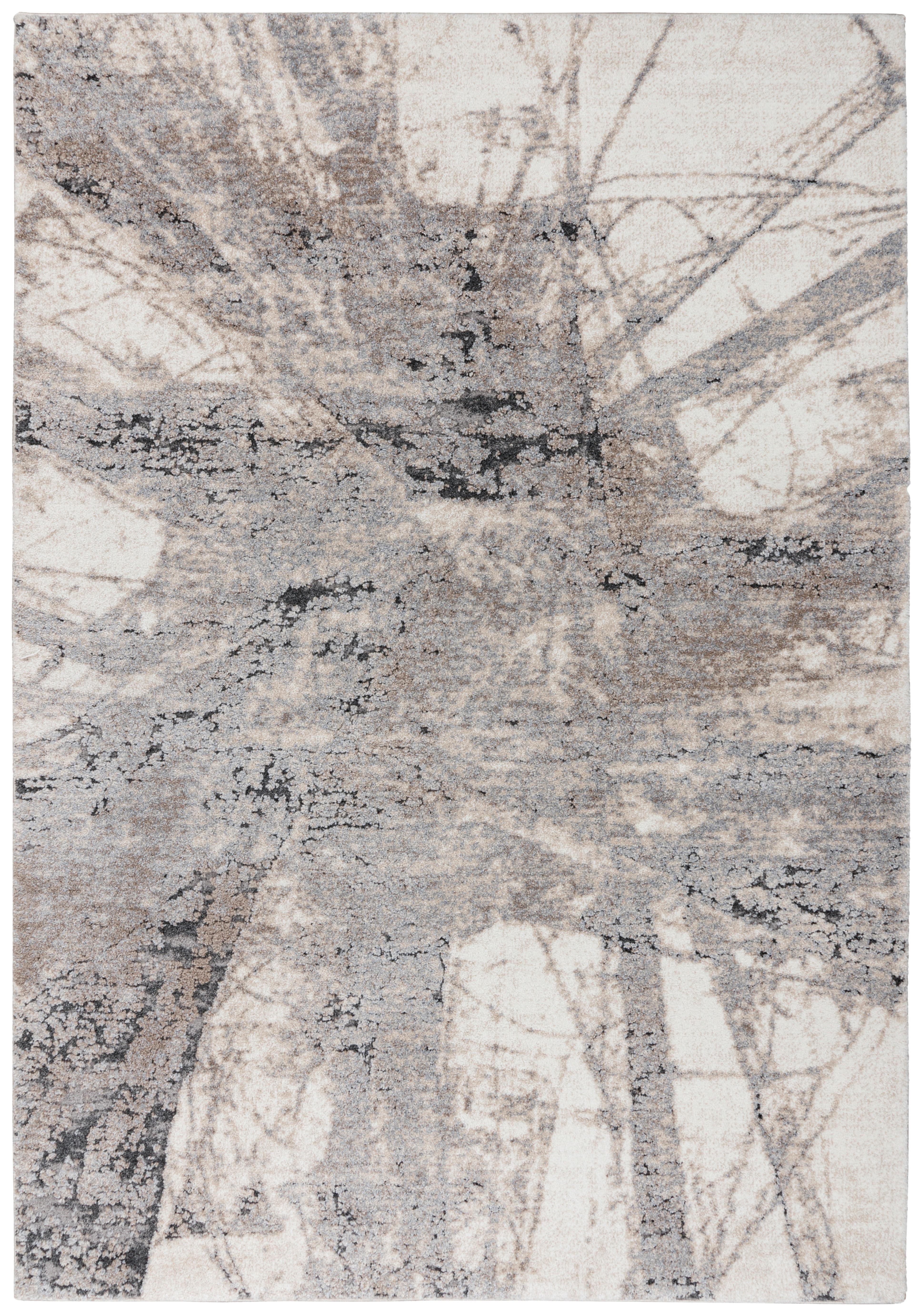 Webteppich My Bologna - Creme/Grau, LIFESTYLE, Textil (120/170cm) - Obsession