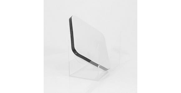 LED-Deckenleuchte Isa - Schwarz/Weiß, MODERN, Kunststoff/Metall (27/27/5cm) - Luca Bessoni