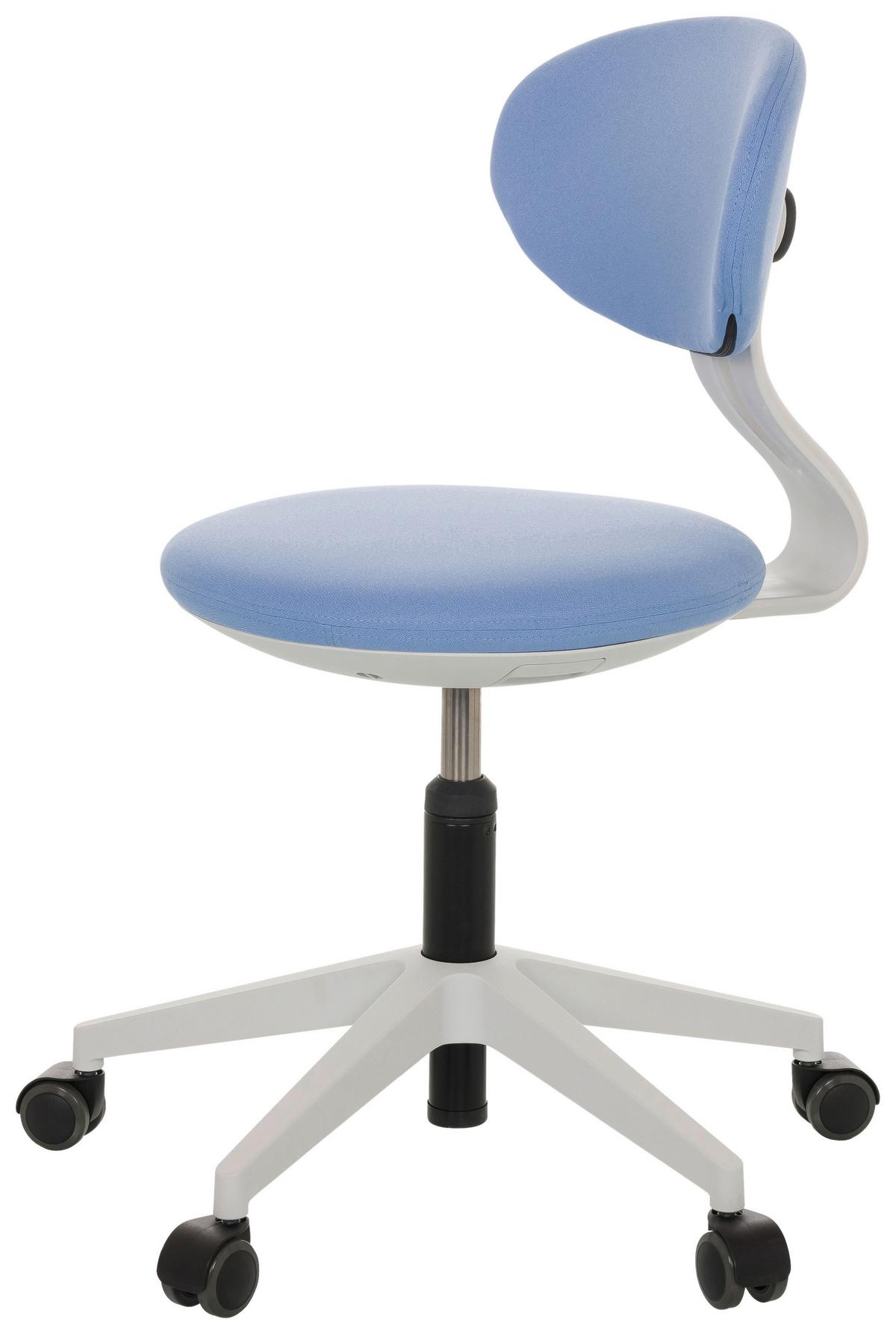 Jugenddrehstuhl Minimovo - Blau/Grau, Basics, Kunststoff/Textil (42/66-87/52cm) - MID.YOU
