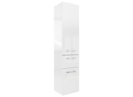 Hochschrank Farbo B. 40 cm Weiß - Weiß, Basics, Glas/Holzwerkstoff (40/180/35cm) - Livetastic Hochschrank Farbo B. 40 cm Weiß - Weiß, Basics, Glas/Holzwerkstoff (40/180/35cm) - Livetastic