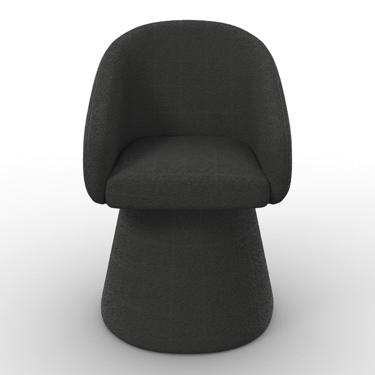 STOLIČKA S PODRÚČKAMI MAIA - čierna, Modern, kov/textil (60/84,5/59cm) - Bessagi Home