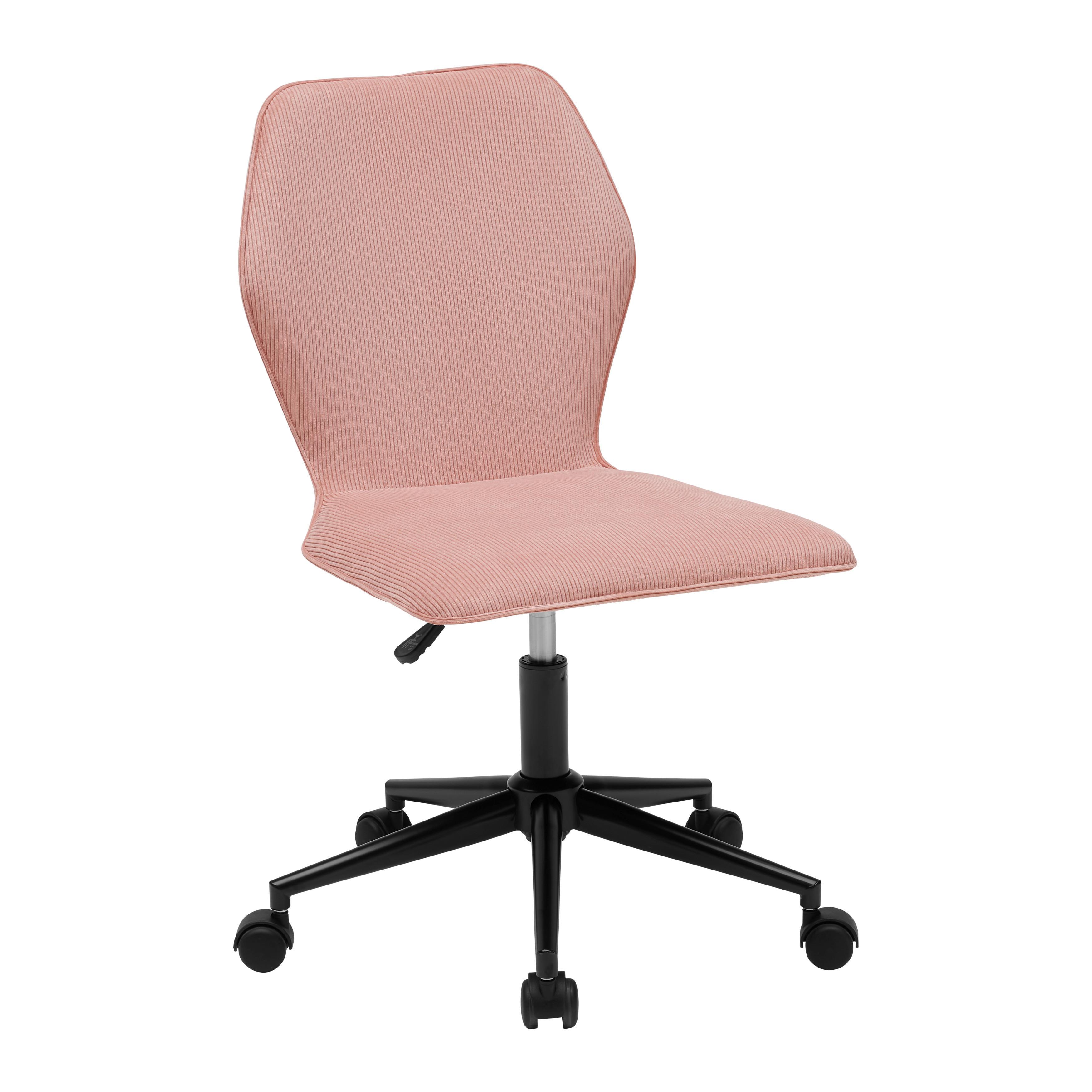 Otočná židle LUIGI -EXKLUSIV- - pink/růžová, Moderní, kov/textil (49/84-94/54cm) - Mömax