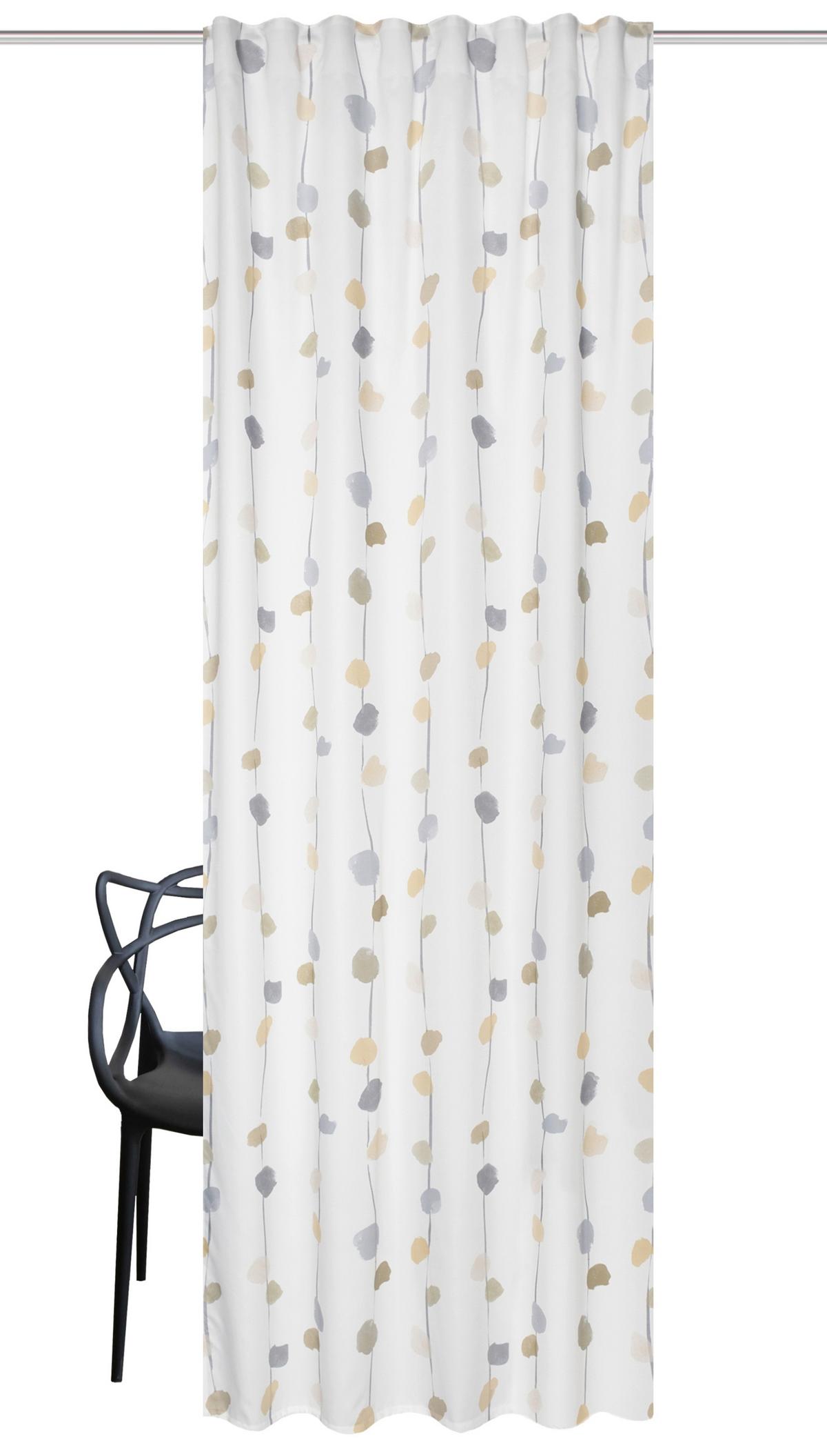 Fertigvorhang Effie - Naturfarben, KONVENTIONELL, Textil (135/245cm)