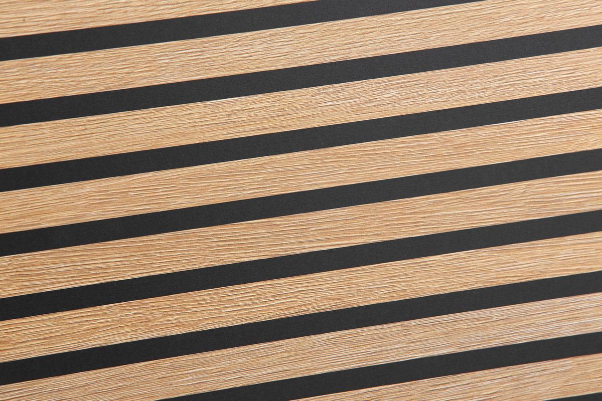 Highboard Weiß/Eichefarben B: 59,8 cm - Eichefarben/Schwarz, Design, Holzwerkstoff (59,8/124/19,55cm) - MID.YOU