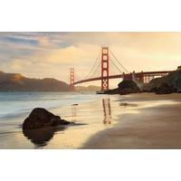 Vliestapete Golden Gate - Braun, Basics (400/260cm) - Komar