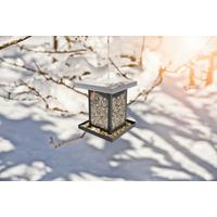 Vogelfuttersilo View Bxhxt: 16x17x5x16 Cm - Silberfarben, Basics, Metall (16/17,5/16cm) - Windhager