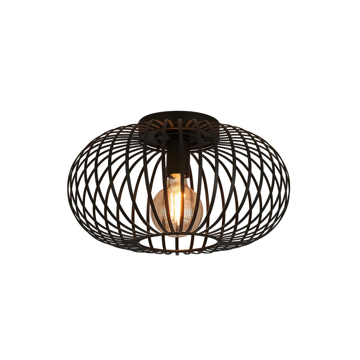 Hängeleuchte Avery 59901-1bk - Schwarz, Design, Metall (39/20cm)