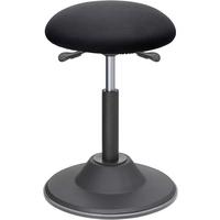 Bürohocker mit Schwingeffekt Schwarz, bis 120 kg - Schwarz, Basics, Kunststoff/Metall (41/70/41cm) - Boxxx